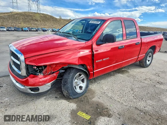 ✅ 2005 Dodge 1500 SLT • VIN: 1D7HA18N65S301086 • Lot: 50161326. Listed on Copart with 158,331 mi. Free auction sales archive from the USA and detailed vehicle history report at DreamBid. Image 1.