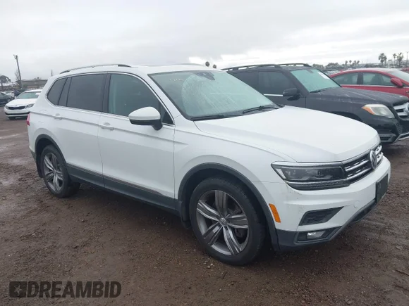 ✅ 2018 Volkswagen Tiguan SEL Premium • VIN: 3VV5B7AX5JM172206 • Lot: 44362564. Listed on IAAI with 99,856 mi. Free auction sales archive from the USA and detailed vehicle history report at DreamBid. Image 1.