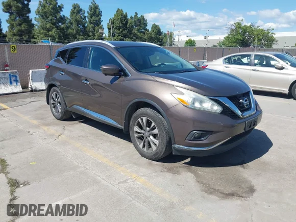 ✅ 2016 Nissan Murano SL • VIN: 5N1AZ2MG6GN121542 • Лот: 44955828. Опубліковано раніше на IAAI з пробігом 303 149 миль. Безкоштовний доступ до архіву аукціонних продажів зі США та докладний звіт про історію автомобіля на DreamBid. Зображення 1.