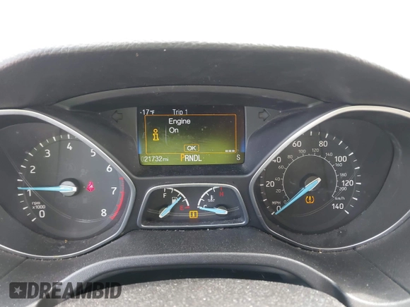 ✅ 2017 Ford Focus SE • VIN: 1FADP3K2XHL200901 • Lot: 44638482. Listed on IAAI with 21,732 mi. Free auction sales archive from the USA and detailed vehicle history report at DreamBid. Image 7.