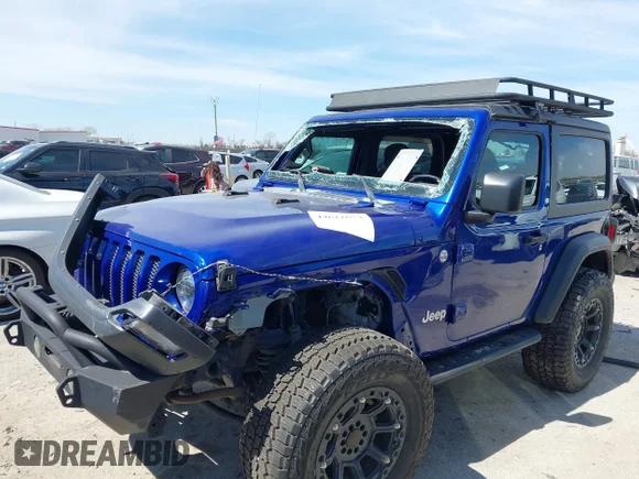 ✅ 2019 Jeep Wrangler Sport S • VIN: 1C4GJXAG7KW617329 • Lot: 44611653. Wystawiony na IAAI z przebiegiem 51 880 mil. Bezpłatny archiwum sprzedaży aukcyjnych z USA i szczegółowy raport historii pojazdu na DreamBid. Zdjęcie 6.