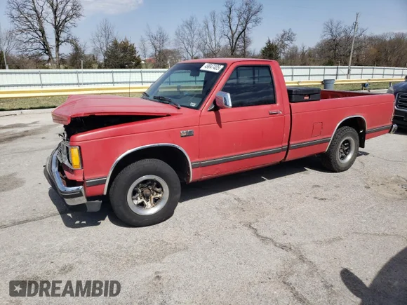 ✅ 1989 Chevrolet S-10 EL • VIN: 1GCBS14E1K2244679 • Lot: 49047405. Listed on Copart with 133,095 mi. Free auction sales archive from the USA and detailed vehicle history report at DreamBid. Image 1.