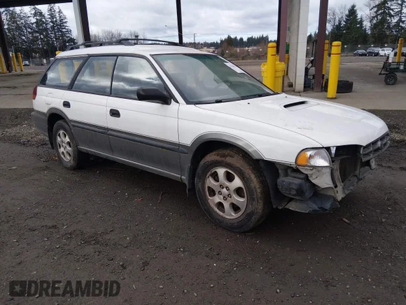 ✅ 1999 Subaru Legacy Outback • VIN: 4S3BG6854X7609147 • Lot: 43046056. Listed on IAAI with 171,568 mi. Free auction sales archive from the USA and detailed vehicle history report at DreamBid. Image 1.