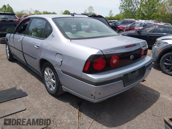 ✅ 2005 Chevrolet Impala • VIN: 2G1WF52E859389877 • Lot: 45130858. Wystawiony na IAAI z przebiegiem 89 550 mil. Bezpłatny archiwum sprzedaży aukcyjnych z USA i szczegółowy raport historii pojazdu na DreamBid. Zdjęcie 3.