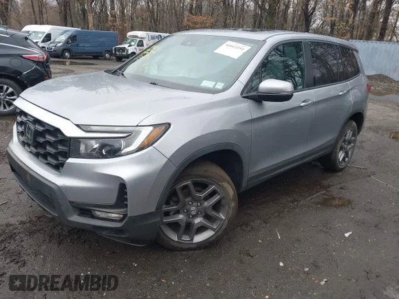 ✅ 2022 Honda Passport EX-L • VIN: 5FNYF8H50NB011234 • Lot: 44663351. Wystawiony na IAAI z przebiegiem 60 362 mil. Bezpłatny archiwum sprzedaży aukcyjnych z USA i szczegółowy raport historii pojazdu na DreamBid. Zdjęcie 2.
