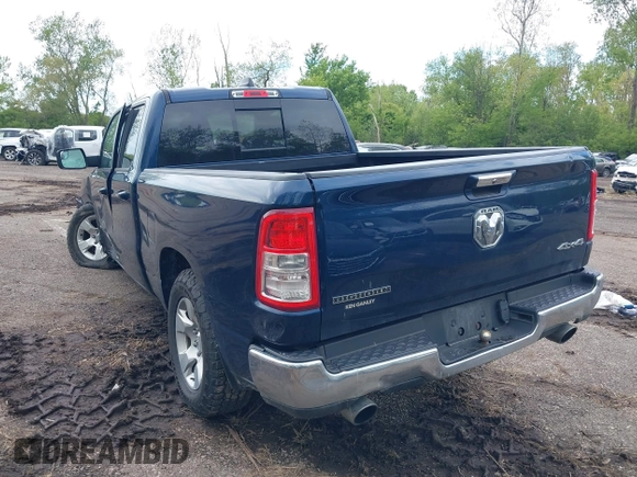 ✅ 2020 Ram 1500 Big Horn • VIN: 1C6SRFBT8LN190489 • Лот: 45100232. Опубликован ранее на IAAI с пробегом 122 281 миль. Бесплатный доступ к архиву аукционных продаж из США и подробный отчёт об истории автомобиля на DreamBid. Изображение 3.
