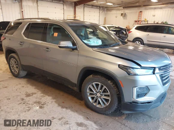 ✅ 2023 Chevrolet Traverse LT • VIN: 1GNERHKW6PJ207578 • Лот: 44080848. Опубликован ранее на IAAI с пробегом 41 020 миль. Бесплатный доступ к архиву аукционных продаж из США и подробный отчёт об истории автомобиля на DreamBid. Изображение 1.