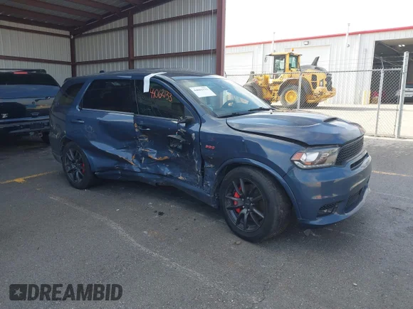 ✅ 2019 Dodge Durango SRT • VIN: 1C4SDJGJ1KC708566 • Лот: 44062133. Опубліковано раніше на IAAI з пробігом 61 331 миль. Безкоштовний доступ до архіву аукціонних продажів зі США та докладний звіт про історію автомобіля на DreamBid. Зображення 1.