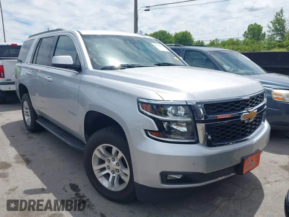 ✅ 2019 Chevrolet Tahoe LT • VIN: 1GNSKBKC6KR403752 • Lot: 45379095. Wystawiony na IAAI z przebiegiem 131 731 mil. Bezpłatny archiwum sprzedaży aukcyjnych z USA i szczegółowy raport historii pojazdu na DreamBid. Zdjęcie 1.