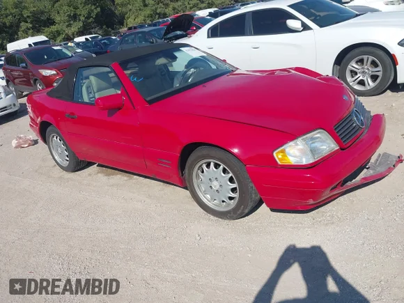 ✅ 1997 Mercedes-Benz SL 500 • VIN: WDBFA67F9VF146551 • Лот: 43452828. Опубликован ранее на IAAI с пробегом 49 521 миль. Бесплатный доступ к архиву аукционных продаж из США и подробный отчёт об истории автомобиля на DreamBid. Изображение 1.