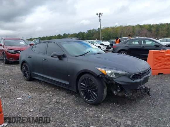 ✅ 2018 Kia Stinger • VIN: KNAE15LAXJ6015170 • Lot: 43565215. Wystawiony na IAAI z przebiegiem 91 175 mil. Bezpłatny archiwum sprzedaży aukcyjnych z USA i szczegółowy raport historii pojazdu na DreamBid. Zdjęcie 1.
