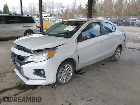 ✅ 2024 Mitsubishi Mirage SE • VIN: ML32FVFJXRHF01227 • Lot: 41702534. Wystawiony na IAAI z przebiegiem 55 776 mil. Bezpłatny archiwum sprzedaży aukcyjnych z USA i szczegółowy raport historii pojazdu na DreamBid. Zdjęcie 2.