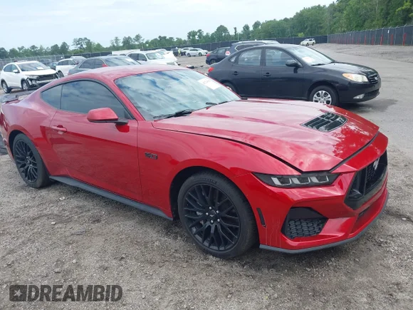 ✅ 2024 Ford Mustang GT Premium • VIN: 1FA6P8CF8R5419000 • Lot: 45221994. Wystawiony na IAAI z przebiegiem 37 436 mil. Bezpłatny archiwum sprzedaży aukcyjnych z USA i szczegółowy raport historii pojazdu na DreamBid. Zdjęcie 1.