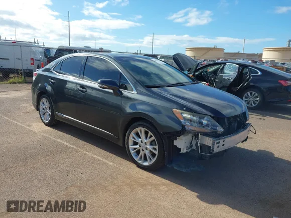 ✅ 2010 Lexus HS 250h Premium • VIN: JTHBB1BA3A2018463 • Lot: 44903914. Listed on IAAI with 106,134 mi. Free auction sales archive from the USA and detailed vehicle history report at DreamBid. Image 1.