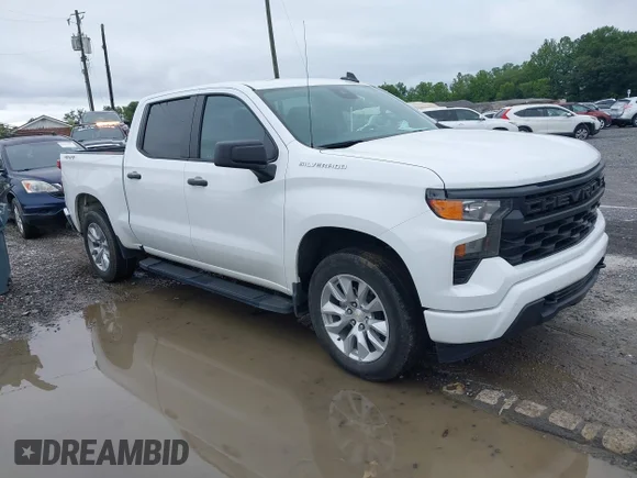 ✅ 2023 Chevrolet Silverado 1500 Custom • VIN: 3GCPDBEK1PG264293 • Lot: 42885767. Listed on IAAI with 65,650 mi. Free auction sales archive from the USA and detailed vehicle history report at DreamBid. Image 1.