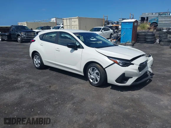 ✅ 2025 Subaru Impreza • VIN: JF1GUABC6S8267220 • Лот: 43538158. Опубликован ранее на IAAI с пробегом 964 миль. Бесплатный доступ к архиву аукционных продаж из США и подробный отчёт об истории автомобиля на DreamBid. Изображение 1.
