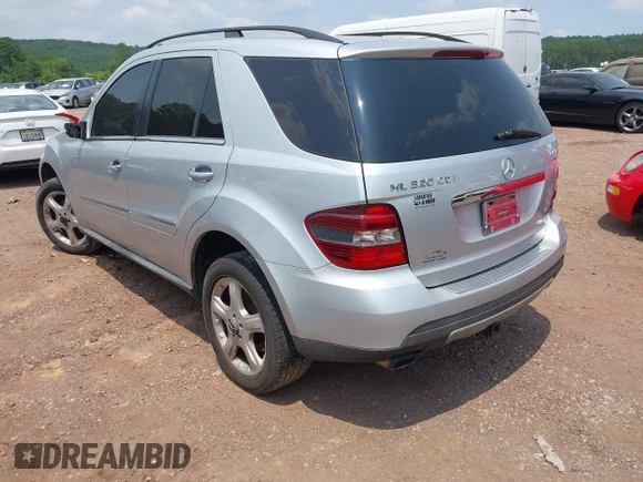 ✅ 2008 Mercedes-Benz M 320 CDI • VIN: 4JGBB22E28A408914 • Lot: 42408331. Wystawiony na IAAI z przebiegiem 194 706 mil. Bezpłatny archiwum sprzedaży aukcyjnych z USA i szczegółowy raport historii pojazdu na DreamBid. Zdjęcie 3.