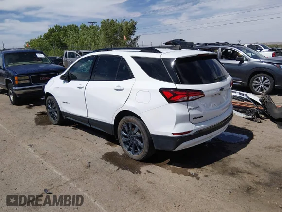 ✅ 2022 Chevrolet Equinox RS • VIN: 2GNAXMEV8N6112515 • Lot: 45159936. Wystawiony na IAAI z przebiegiem 93 459 mil. Bezpłatny archiwum sprzedaży aukcyjnych z USA i szczegółowy raport historii pojazdu na DreamBid. Zdjęcie 3.