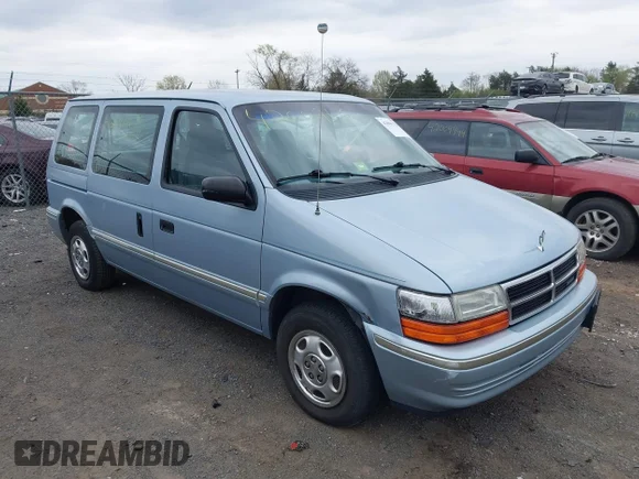 ✅ 1992 Dodge Caravan • VIN: 2B4GH45RXNR603778 • Lot: 42009178. Listed on IAAI with 57,811 mi. Free auction sales archive from the USA and detailed vehicle history report at DreamBid. Image 1.