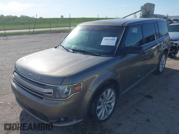 ✅ 2014 Ford Flex SEL • VIN: 2FMGK5C81EBD23997 • Lot: 44913360. Wystawiony na IAAI z przebiegiem 218 452 mil. Bezpłatny archiwum sprzedaży aukcyjnych z USA i szczegółowy raport historii pojazdu na DreamBid. Zdjęcie 2.