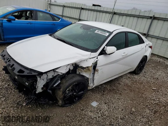 ✅ 2021 Hyundai Elantra Blue • VIN: KMHLM4AJ8MU009328 • Lot: 99700085. Wystawiony na Copart z przebiegiem 66 417 mil. Bezpłatny archiwum sprzedaży aukcyjnych z USA i szczegółowy raport historii pojazdu na DreamBid. Zdjęcie 1.