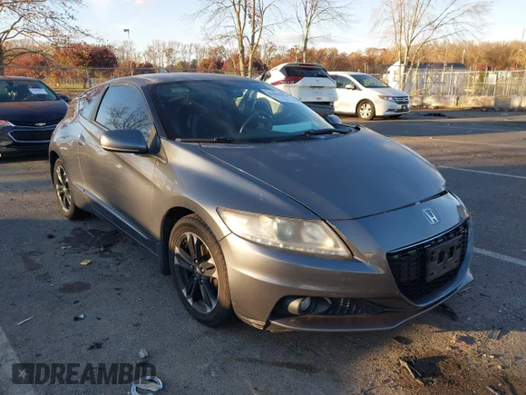 ✅ 2014 Honda CR-Z EX • VIN: JHMZF1D67ES000811 • Lot: 43643270. Listed on IAAI with 143,207 mi. Free auction sales archive from the USA and detailed vehicle history report at DreamBid. Image 1.