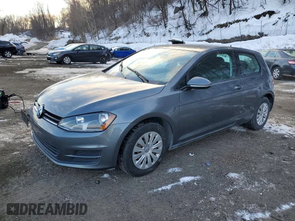 ✅ 2015 Volkswagen Golf TSI S • VIN: 3VW817AU9FM022544 • Lot: 74361175. Wystawiony na Copart z przebiegiem 95 882 mil. Bezpłatny archiwum sprzedaży aukcyjnych z USA i szczegółowy raport historii pojazdu na DreamBid. Zdjęcie 1.