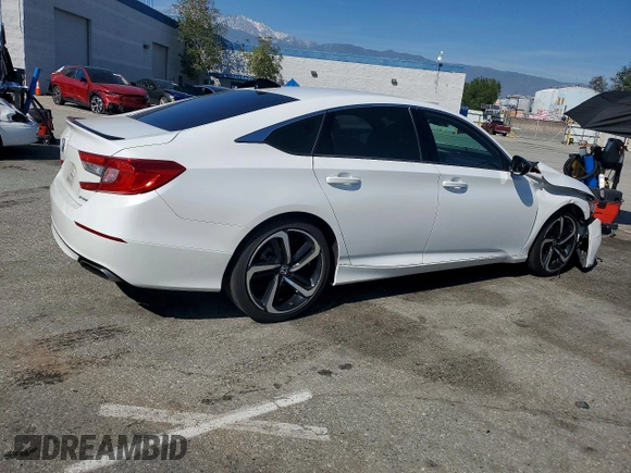 ✅ 2021 Honda Accord Sport • VIN: 1HGCV1F38MA045503 • Lot: 79087365. Wystawiony na Copart z przebiegiem 94 546 mil. Bezpłatny archiwum sprzedaży aukcyjnych z USA i szczegółowy raport historii pojazdu na DreamBid. Zdjęcie 3.