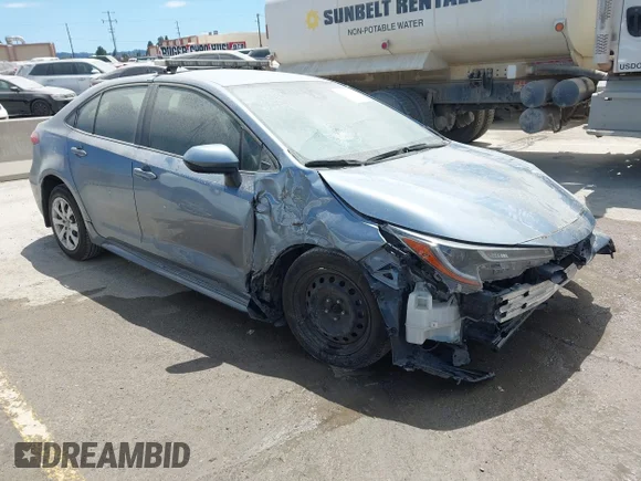 ✅ 2022 Toyota Corolla LE • VIN: JTDEPMAE4NJ231875 • Lot: 45154140. Listed on IAAI with 202,323 mi. Free auction sales archive from the USA and detailed vehicle history report at DreamBid. Image 1.
