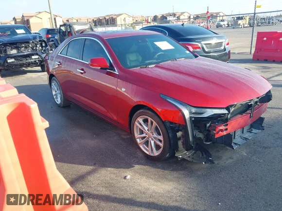 ✅ 2024 Cadillac CT4 Luxury • VIN: 1G6DJ5RK0R0130943 • Lot: 44542000. Listed on IAAI with 21,123 mi. Free auction sales archive from the USA and detailed vehicle history report at DreamBid. Image 1.