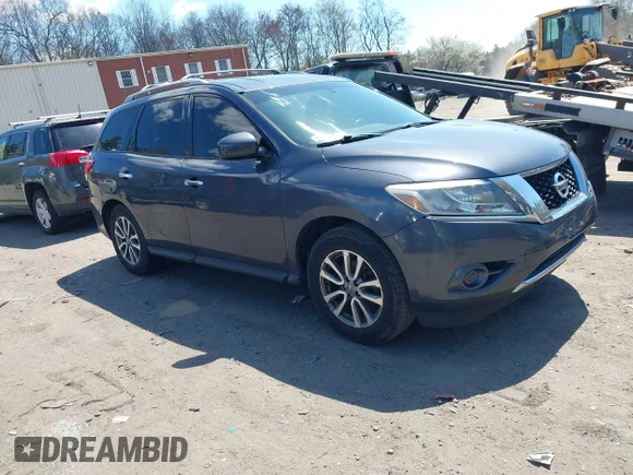 ✅ 2014 Nissan Pathfinder SV • VIN: 5N1AR2MM0EC640486 • Лот: 44952927. Опубликован ранее на IAAI с пробегом 150 277 миль. Бесплатный доступ к архиву аукционных продаж из США и подробный отчёт об истории автомобиля на DreamBid. Изображение 1.