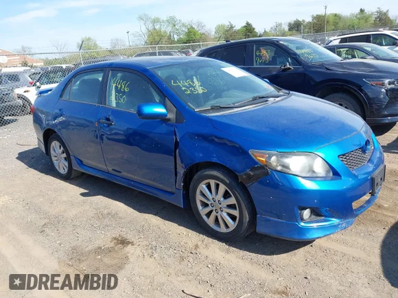 ✅ 2009 Toyota Corolla • VIN: 1NXBU40E69Z154908 • Lot: 44862350. Wystawiony na IAAI z przebiegiem 270 212 mil. Bezpłatny archiwum sprzedaży aukcyjnych z USA i szczegółowy raport historii pojazdu na DreamBid. Zdjęcie 1.