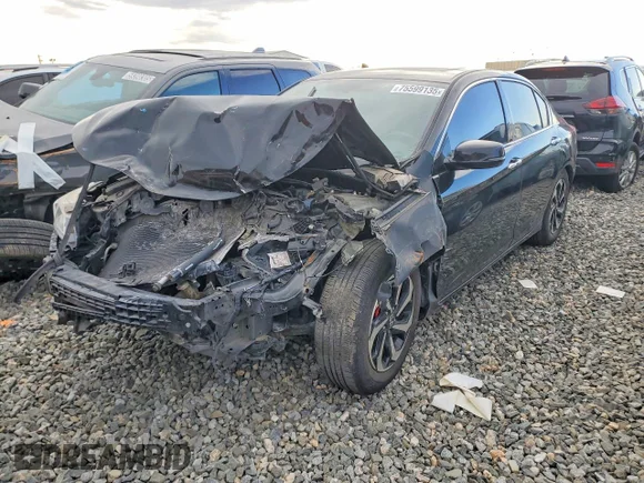 ✅ 2016 Honda Accord EX-L • VIN: 1HGCR3F83GA022260 • Lot: 75599135. Wystawiony na Copart z przebiegiem 108 952 mil. Bezpłatny archiwum sprzedaży aukcyjnych z USA i szczegółowy raport historii pojazdu na DreamBid. Zdjęcie 1.