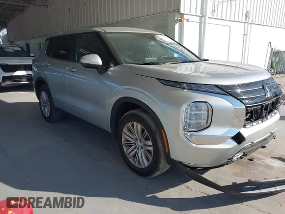 ✅ 2024 Mitsubishi Outlander ES • VIN: JA4J3UA89RZ010407 • Lot: 43730348. Wystawiony na IAAI z przebiegiem 36 567 mil. Bezpłatny archiwum sprzedaży aukcyjnych z USA i szczegółowy raport historii pojazdu na DreamBid. Zdjęcie 1.
