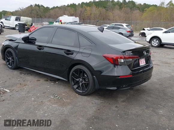 ✅ 2025 Honda Civic Sport • VIN: 2HGFE2F57SH587114 • Lot: 43815503. Wystawiony na IAAI z przebiegiem 25 888 mil. Bezpłatny archiwum sprzedaży aukcyjnych z USA i szczegółowy raport historii pojazdu na DreamBid. Zdjęcie 3.