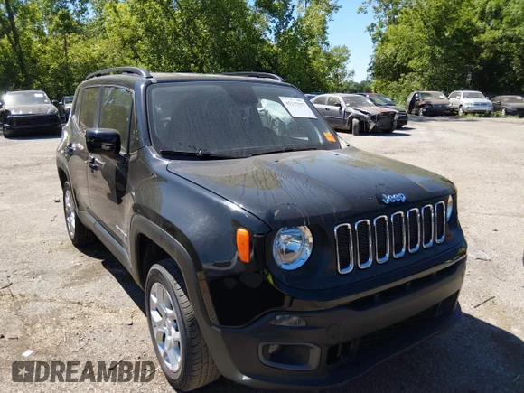 ✅ 2018 Jeep Renegade Latitude • VIN: ZACCJBBB9JPG95210 • Лот: 45215297. Опубліковано раніше на IAAI з пробігом 76 167 миль. Безкоштовний доступ до архіву аукціонних продажів зі США та докладний звіт про історію автомобіля на DreamBid. Зображення 1.