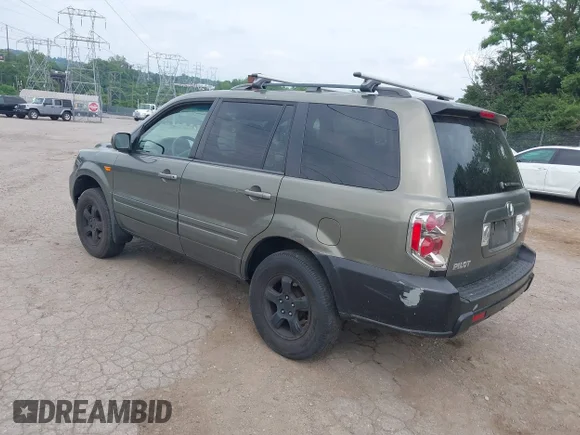 ✅ 2007 Honda Pilot EX • VIN: 2HKYF18437H538560 • Lot: 45362072. Listed on IAAI with 186,487 mi. Free auction sales archive from the USA and detailed vehicle history report at DreamBid. Image 3.
