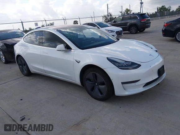 ✅ 2018 Tesla Model 3 Long Range Battery • VIN: 5YJ3E1EA1JF035221 • Лот: 44888267. Опубликован ранее на IAAI с пробегом 59 132 миль. Бесплатный доступ к архиву аукционных продаж из США и подробный отчёт об истории автомобиля на DreamBid. Изображение 1.
