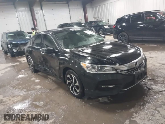 ✅ 2017 Honda Accord EX-L • VIN: 1HGCR3F8XHA029711 • Lot: 44415679. Listed on IAAI with 132,938 mi. Free auction sales archive from the USA and detailed vehicle history report at DreamBid. Image 1.