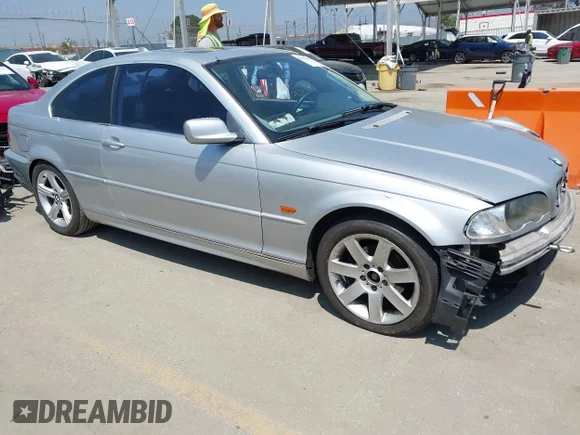 ✅ 2000 BMW 3 Series 323Ci • VIN: WBABM3348YJN86804 • Lot: 45080075. Listed on IAAI with 170,372 mi. Free auction sales archive from the USA and detailed vehicle history report at DreamBid. Image 1.