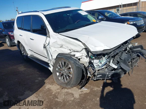 ✅ 2014 Lexus GX 460 Luxury • VIN: JTJJM7FX8E5071234 • Lot: 43747005. Wystawiony na IAAI z przebiegiem 143 882 mil. Bezpłatny archiwum sprzedaży aukcyjnych z USA i szczegółowy raport historii pojazdu na DreamBid. Zdjęcie 1.