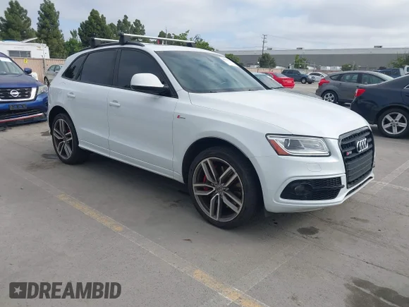 ✅ 2016 Audi SQ5 Premium Plus • VIN: WA1CCAFP5GA105551 • Лот: 45001773. Опубликован ранее на IAAI с пробегом 192 377 миль. Бесплатный доступ к архиву аукционных продаж из США и подробный отчёт об истории автомобиля на DreamBid. Изображение 1.