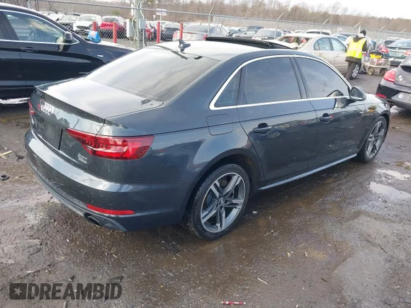 ✅ 2018 Audi A4 Premium Plus • VIN: WAUENAF41JA134662 • Lot: 44517949. Listed on IAAI with 47,834 mi. Free auction sales archive from the USA and detailed vehicle history report at DreamBid. Image 4.