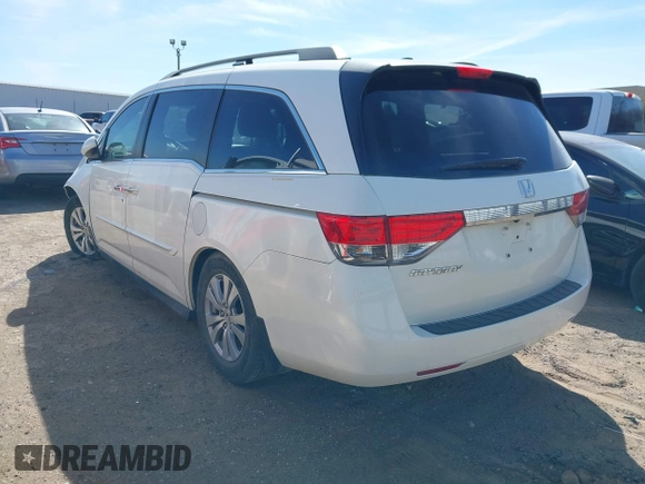✅ 2014 Honda Odyssey EX-L • VIN: 5FNRL5H68EB132064 • Lot: 44546367. Wystawiony na IAAI z przebiegiem 131 820 mil. Bezpłatny archiwum sprzedaży aukcyjnych z USA i szczegółowy raport historii pojazdu na DreamBid. Zdjęcie 3.