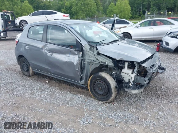✅ 2021 Mitsubishi Mirage ES • VIN: ML32AUHJ1MH011190 • Lot: 42328009. Listed on IAAI with 67,174 mi. Free auction sales archive from the USA and detailed vehicle history report at DreamBid. Image 1.
