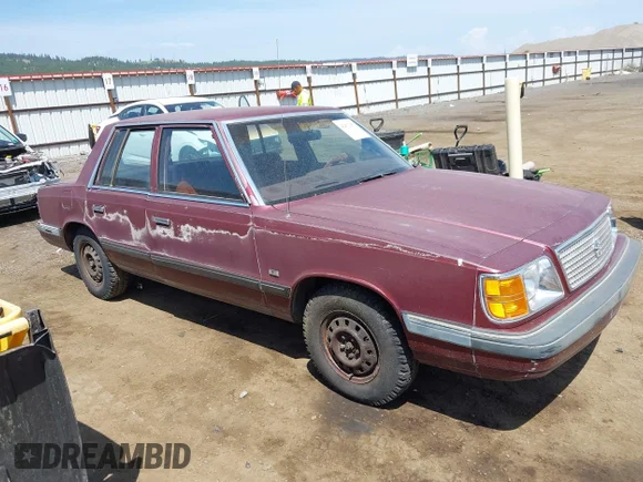 ✅ 1989 Plymouth Reliant • VIN: 3P3BK46DXKT973073 • Лот: 43772991. Опубликован ранее на IAAI с пробегом 79 828 миль. Бесплатный доступ к архиву аукционных продаж из США и подробный отчёт об истории автомобиля на DreamBid. Изображение 1.