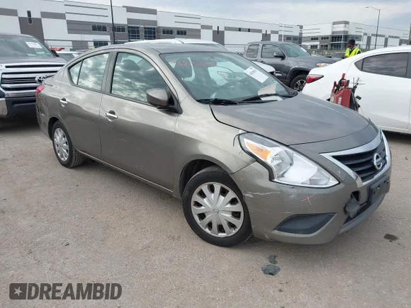 ✅ 2017 Nissan Versa SV • VIN: 3N1CN7AP9HK406269 • Lot: 43818031. Listed on IAAI with 163,915 mi. Free auction sales archive from the USA and detailed vehicle history report at DreamBid. Image 1.