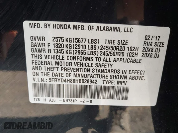 ✅ 2017 Acura MDX Advance • VIN: 5FRYD4H88HB028942 • Lot: 45233835. Wystawiony na IAAI z przebiegiem 114 516 mil. Bezpłatny archiwum sprzedaży aukcyjnych z USA i szczegółowy raport historii pojazdu na DreamBid. Zdjęcie 9.