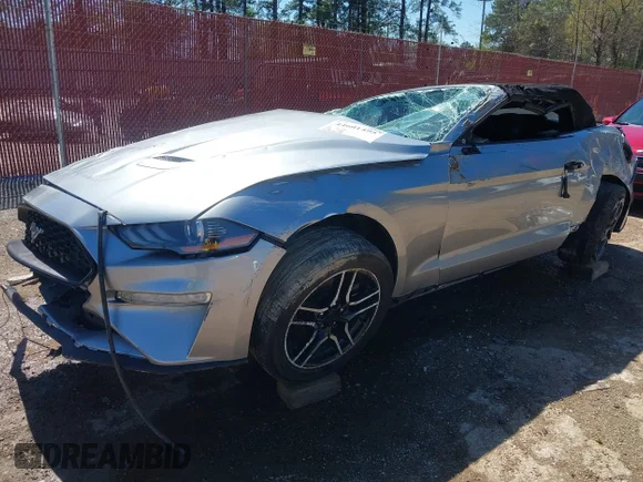 ✅ 2023 Ford Mustang EcoBoost Premium • VIN: 1FATP8UH7P5110134 • Lot: 44601495. Listed on IAAI with 62,019 mi. Free auction sales archive from the USA and detailed vehicle history report at DreamBid. Image 2.