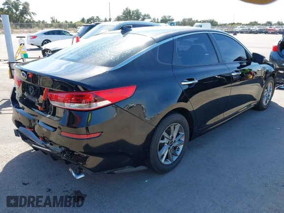 ✅ 2019 Kia Optima LX • VIN: 5XXGT4L36KG302199 • Lot: 44174680. Listed on IAAI with 126,542 mi. Free auction sales archive from the USA and detailed vehicle history report at DreamBid. Image 4.